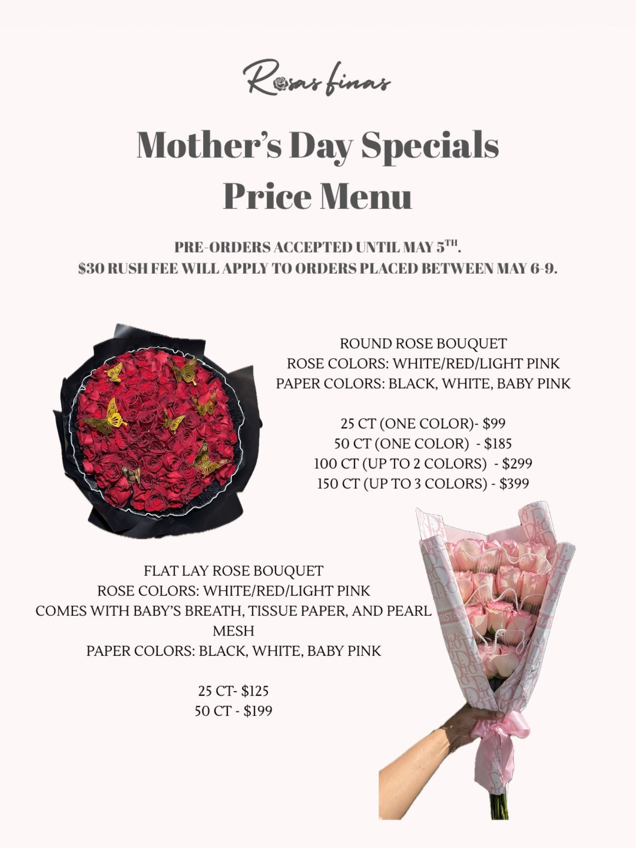Flat Lays - Mother's Day Special